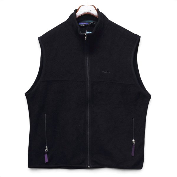 画像1: 【90’s】ビンテージ【パタゴニア】【Patagonia】【シンチラフリースベスト】【ブラック】【サイズXL】