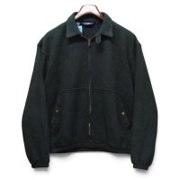 【90’s】【USA製】【ビンテージ】【ポロ ラルフローレン】【POLO Ralph Lauren】【フリースブルゾン】【フルジップ】【ダークグリーン】【サイズL】