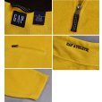 画像2: 【90’s】ビンテージ【オールドギャップ】【GAP】【GAP ATHLETIC】【黄色】【ハーフジップフリース】【サイズXL】<br> (2)