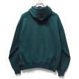 画像4: 【90’s】【ビンテージ】【USA製】【ラッセル】【Russell】【ヘンリーネックパーカー】【グリーン】【無地】【ワッフル裏地】【サイズXL】 (4)