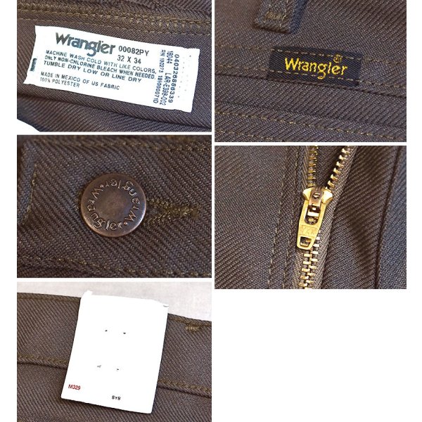 画像2: 【ほぼ未使用】【90’s】ビンテージ【ラングラー】【Wrangler】【ランチャードレスパンツ】【オリーブグリーン】【W32】 