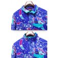 画像3: 【2016年】【パタゴニア】【Patagonia】【シンチラスナップT】【フクロウ柄】【パープル×エメラルド】【サイズL】 (3)
