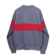 画像4: 【90’s】【ビンテージ】【USA製】【ラッセル】【Russell】【前V】【チャコール×赤】【切り替え】【クルーネックスウェット】【サイズXL】<br> (4)