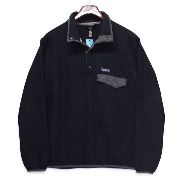 画像1: 【2017年】【パタゴニア】【Patagonia】【シンチラ】【スナップT】プルオーバーフリース【黒】【サイズM】 