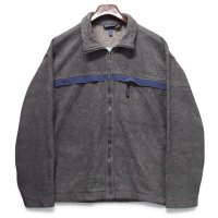 【00’s】【パタゴニア】【Patagonia】【シンチラ】【フルジップフリースジャケット】【チャコール×ブルー】【サイズXL】 
