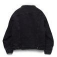 画像6: 【80’s】ビンテージ【USA製】【リーバイス】【Levi’s】【70609】【ブラックデニム】【ボアジャケット】【サイズL】<br> (6)
