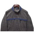 画像3: 【00’s】【パタゴニア】【Patagonia】【シンチラ】【フルジップフリースジャケット】【チャコール×ブルー】【サイズXL】<br> (3)