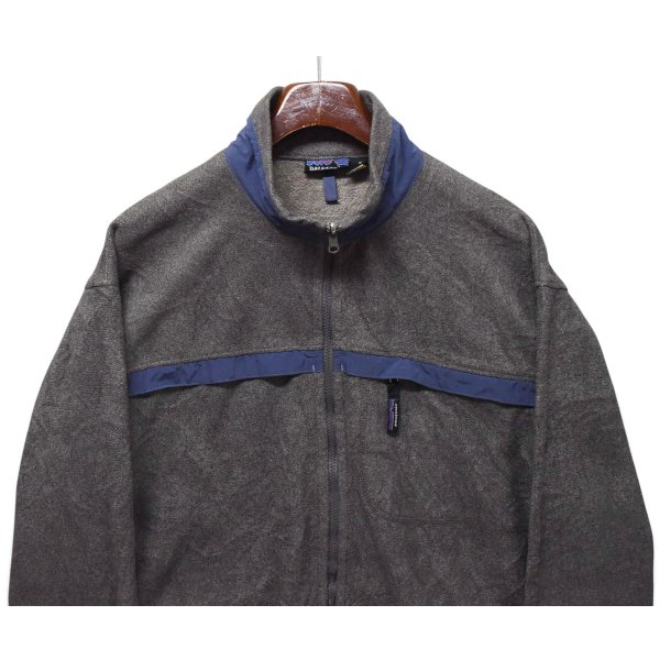 画像3: 【00’s】【パタゴニア】【Patagonia】【シンチラ】【フルジップフリースジャケット】【チャコール×ブルー】【サイズXL】 