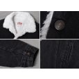画像3: 【80’s】ビンテージ【USA製】【リーバイス】【Levi’s】【70609】【ブラックデニム】【ボアジャケット】【サイズL】<br> (3)