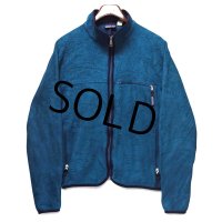 【90’s】【USA製】【ビンテージ】【パタゴニア】【Patagonia】【レトロカーディガン】【フリースジャケット】【エメラルド系】【サイズL】 
