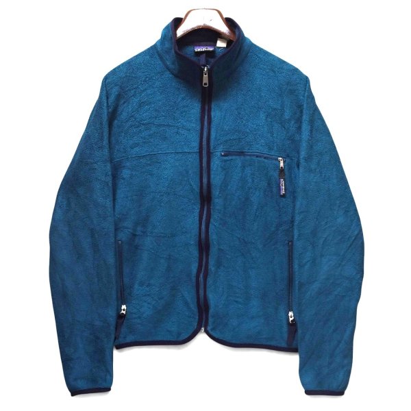 画像1: 【90’s】【USA製】【ビンテージ】【パタゴニア】【Patagonia】【レトロカーディガン】【フリースジャケット】【エメラルド系】【サイズL】 