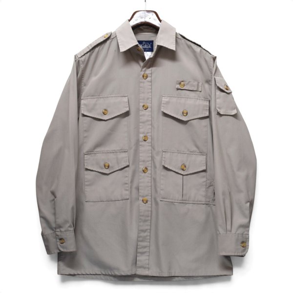 画像1: 【ビンテージ】【ウールリッチ】【Woolrich】【ハンティングシャツ】【多ポケット】【ベージュ】【サイズM】 