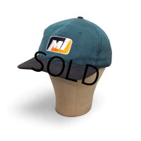【デッドストック】【USA製】【SAFETY AWARD】【企業ロゴ】【緑×黒】【コットン】【BBキャップ】 