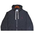 画像4: 【ポロ ラルフローレン】【POLO RALPH LAUREN】【裏起毛】【フルジップパーカー】【ポニー刺繍】【チャコールグレー】【サイズXL】<br> (4)