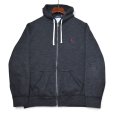 画像1: 【ポロ ラルフローレン】【POLO RALPH LAUREN】【裏起毛】【フルジップパーカー】【ポニー刺繍】【チャコールグレー】【サイズXL】<br> (1)