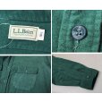 画像2: 【90’s】ビンテージ【エルエルビーン】【L.L.Bean】【緑・グリーン】【シャモアクロスシャツ】【グリーン】【長袖シャツ】【サイズ16 1/2】 (2)