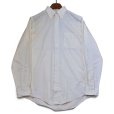画像1: 【デッドストック】【90’s】【ビンテージ】【USA製】【ランズエンド】【LANDS' END】【無地】【黄色】【オックスフォード】【ボタンダウンシャツ】【サイズ15 1/2-34】<br> (1)
