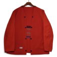 画像6: 【80’s】【ビンテージ】【エルエルビーン】【L.L.Bean】【デニムハンティングジャケット】【コーデュロイ襟】【赤裏地】ライナー付き【サイズL程度】<br> (6)