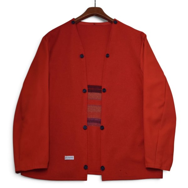画像6: 【80’s】【ビンテージ】【エルエルビーン】【L.L.Bean】【デニムハンティングジャケット】【コーデュロイ襟】【赤裏地】ライナー付き【サイズL程度】 