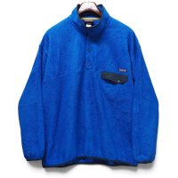 【2012年】【パタゴニア】【Patagonia】【シンチラスナップT】【フリースプルオーバー】【青×グレー】【サイズXL】