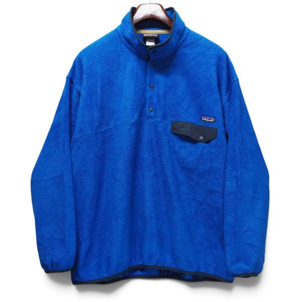 画像1: 【2012年】【パタゴニア】【Patagonia】【シンチラスナップT】【フリースプルオーバー】【青×グレー】【サイズXL】