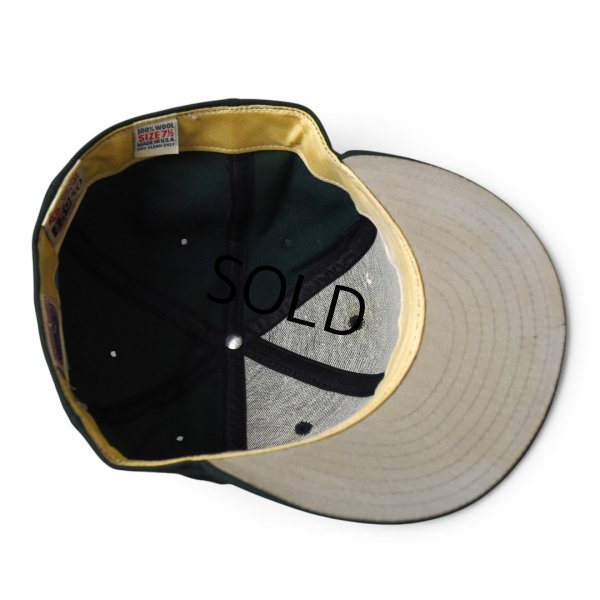 画像7: 【程度良好】【USA製】【ニューエラ】【NEW ERA】【the 5950】【マイナーリーグ】【ウールBBキャップ】【緑】【サイズ7 1/2】 