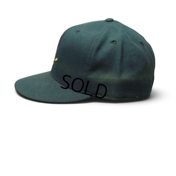 画像4: 【程度良好】【USA製】【ニューエラ】【NEW ERA】【the 5950】【マイナーリーグ】【ウールBBキャップ】【緑】【サイズ7 1/2】 