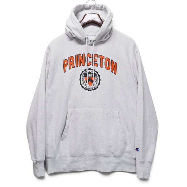 画像2: 【チャンピオン】【Champion】リバースウィーブ【プリンストン大学】【PRINCETON】【カレッジプリント】【グレー】【プルオーバーパーカー】【サイズL】