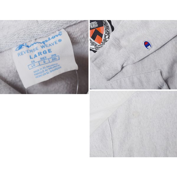 画像3: 【チャンピオン】【Champion】リバースウィーブ【プリンストン大学】【PRINCETON】【カレッジプリント】【グレー】【プルオーバーパーカー】【サイズL】