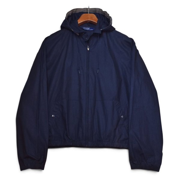 画像1: 【90’s】ビンテージ【ポロ ラルフローレン】【Polo by Ralph Lauren】【黒】【フード付き】【コットンフルジップブルゾン】【サイズM】 