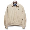 画像1: 【ラルフローレン】【Polo Ralph Lauren】【ベージュ】【ポリコットン】【スイングトップ】【ブルゾン】【サイズM】 (1)