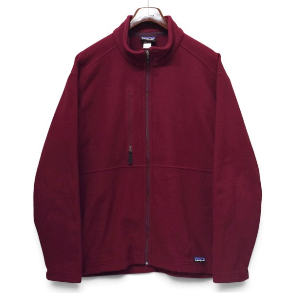 画像1: 【パタゴニア】【Patagonia】【SYNCHILLA】【えんじ】【ジップアップフリースジャケット】フルジップ【サイズXL】 