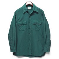 【90’s】ビンテージ【エルエルビーン】【L.L.Bean】【緑】【シャモアクロスシャツ】【サイズ16 1/2】 
