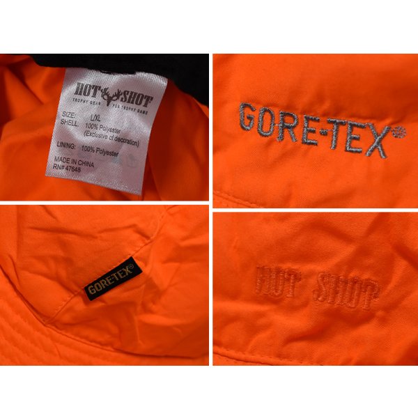 画像2: 【HOT SHOT】【ホットショット】【GORE-TEX】【ゴアテックス】【ショッキングオレンジ】【ハット】【サイズL/XL】 