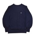 画像1: 【90’s】【ビンテージ】【USA製】【チャンピオン】【Champion】【REVERSE WEAVE】【リバースウィーブ】【クルーネックスウェット】【目付き】【黒】【サイズL】<br> (1)