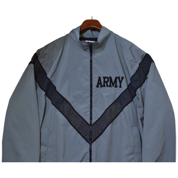 画像3: 【米軍】【US ARMY】【IPFU】【SKILCRAFT】スキルクラフト【ARMY刺繡】【グレー×黒】フルジップ【ナイロンジャケット】【サイズXL程度】 