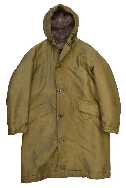 40's★【米軍実物】【ビンテージ】【U.S.NAVY】【N-2】【デッキコート】【N-1】【デッキパーカー】【US38】 八千代の古着屋