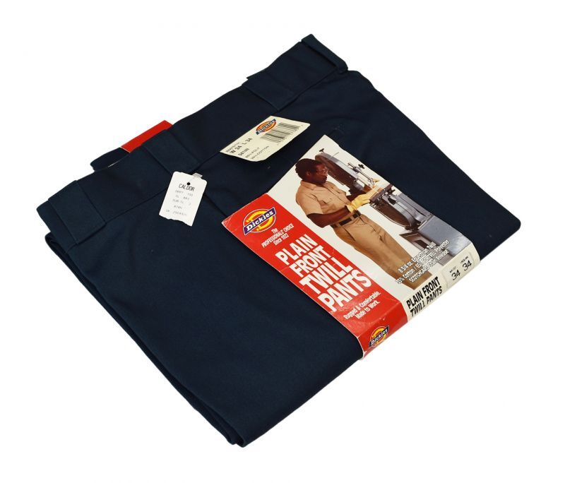 【デッドストック】USA製【ビンテージ】【ディッキーズ】【Dickies】【ネイビー・紺】【ワークパンツ】【34x34】 千葉県八千代市勝田台