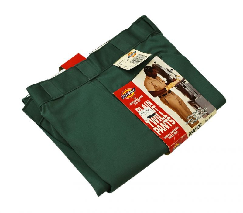 【デッドストック】USA製【ビンテージ】【ディッキーズ】【Dickies】【グリーン・緑】【ワークパンツ】【34x34】 八千代の古着屋