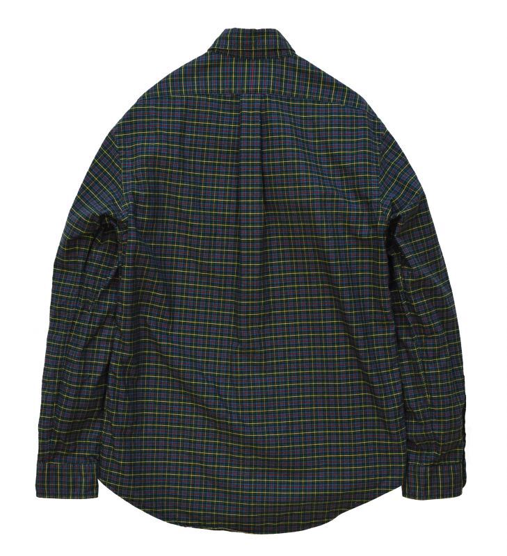 【ラルフローレン】【緑x赤x青】チェック柄【ボタンダウンシャツ】【サイズM】 八千代の古着屋