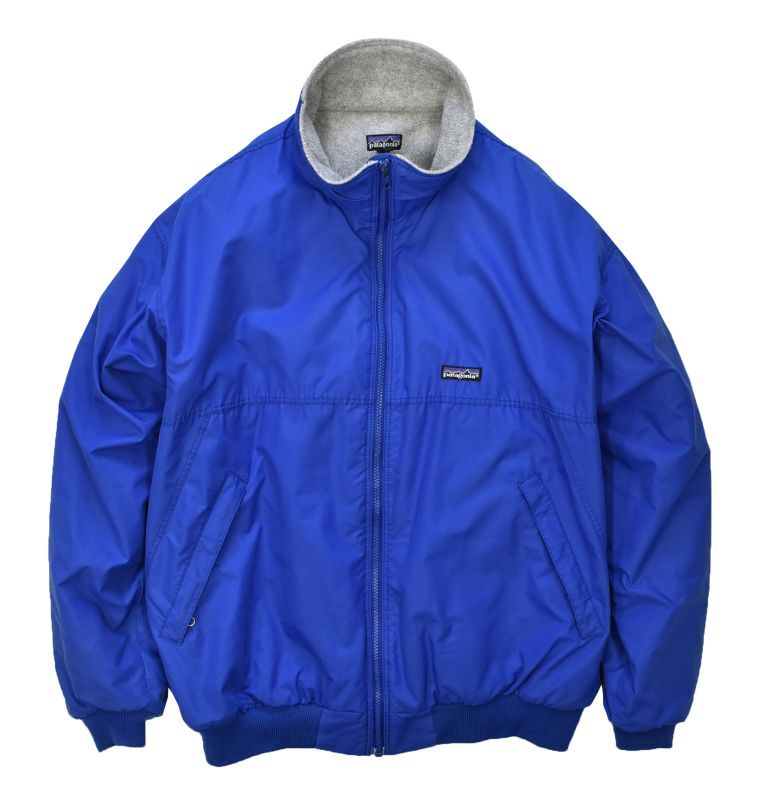 USA製【パタゴニア】patagonia【青×グレー】【シェルドシンチラジャケット 】【裏フリースブルゾン】【サイズXL】 八千代の古着屋