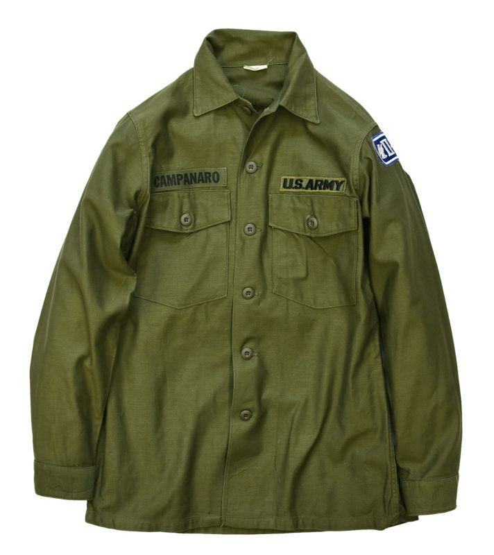 【60's】【米軍実物】【ビンテージ】【U.S.ARMY】【OG107】【ユーティリティシャツ】【サイズ 15 1/2-33】 千葉県八千代市