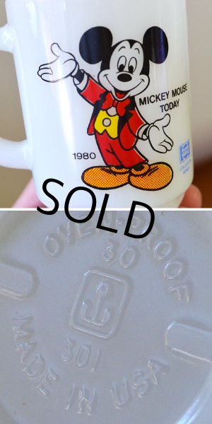 画像2: Fire King★【ファイヤーキング】 【ミッキーマウス】【ディズニー】 【9オンス】★ミッキーマウストゥデイ【ビンテージ】【アンティーク【マグカップ】 【ペプシ★コレクターシリーズ】 (2)