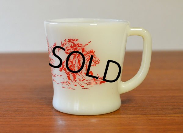 画像3: Fire King★【ファイヤーキング】★【Davy Crockett】デイビークロケット【アイボリー】【Dハンドル】【マグ】  (3)