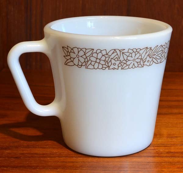 画像4: ビンテージ【PYREX】【オールドパイレックス】【ウッドランド】★【マグカップ】  (4)