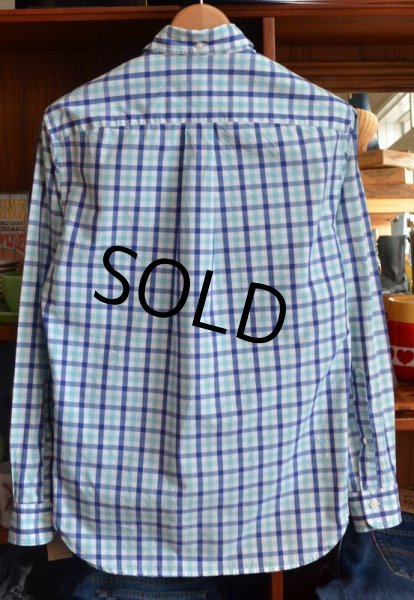 画像3: 【ブルックスブラザーズ】【青×水色】【ボタンダウンシャツ】【サイズＸＳ】  (3)