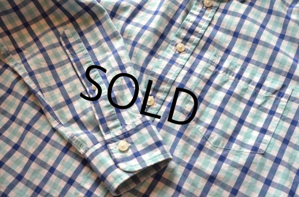 画像4: 【ブルックスブラザーズ】【青×水色】【ボタンダウンシャツ】【サイズＸＳ】  (4)