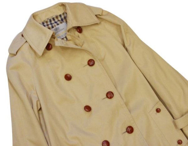画像8: 【ビンテージ】イングランド製【アクアスキュータム】ロングコート　トレンチコート  (8)