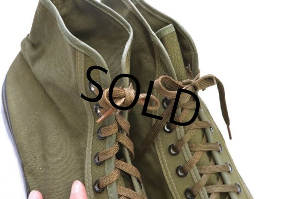 画像7: 40's【デッドストック】【米軍実物】【ビンテージ】usmc【U.S.NAVY】【トレーニングシューズ】 【スニーカー】【9 1/2】【27.5cm程度】  (7)