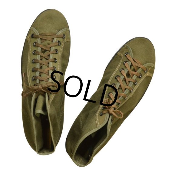 画像8: 40's【デッドストック】【米軍実物】【ビンテージ】usmc【U.S.NAVY】【トレーニングシューズ】 【スニーカー】【9 1/2】【27.5cm程度】  (8)